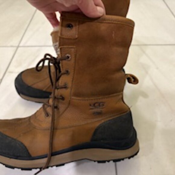 EUC Ugg Adirondack III Winter Boots Tan sz 9 - Picture 5 of 9